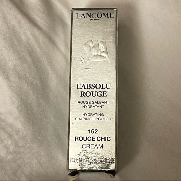 NEW Lancôme L’Absolu Rouge Lipstick Shade 162 Rouge Chic Cream - Picture 7 of 12
